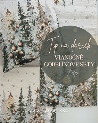 Hľadáte dokonalý darček, ktorý poteší aj zútulní domov? 💫 Naše gobelínové sety spájajú krásu, kvalitu a vianočné čaro v...