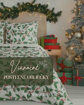 Zahaľte svoju spálňu do čarovnej vianočnej atmosféry!✨ Mäkké bavlnené obliečky s vianočným motívom prinesú teplo, pohodu a...