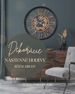 Doplňte svoj interiér o prvok, ktorý nikdy nevyjde z módy.🕑 Štýlové hodiny z našej ponuky dodajú priestoru charakter a...